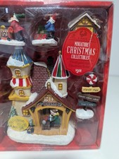 Holiday Time Elf Workshop Christmas Village Create Your Own Scene picture