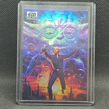 2021 Topps Chrome Star Wars Galaxy The Four Jedi Refractor #29 picture
