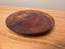 Vintage 1936 Hand-Turned Wood Presentation Plate – Rev. A.M. Blackford History picture