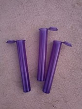 116MM Tubes | 25 Pack | Container for King Size Pre Rolled Purple Tube picture