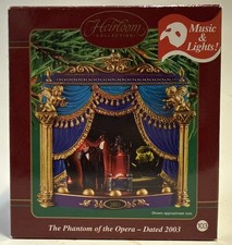 Vtg. CARLTON CARDS 2003 PHANTOM Ornament  LIGHTS UP & Music Phantom Of the Opera picture