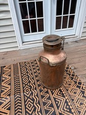 A 19th century antique copper milk can from Buenos Aires, Argentina - authentic picture