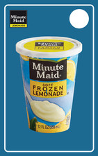 Minute Maid Soft Frozen Lemonade Cup Ice Cream Truck Sticker 5