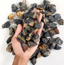 Black Onyx Stones - Bulk Raw Crystals from Brazil - Rough Stones Wholesale picture