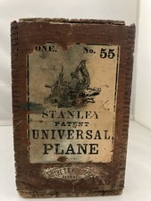 Stanley No 55 Type 1 1897-1905 Universal Plane 51/52 Cutters T.B. Rayl Box picture