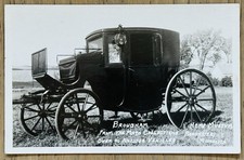 VTG RPPC Brougham Carriage Mayo Collections Hemp Museum Rochester MN UNPOSTED picture