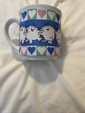 Sandra Boynton Mug Cats Hearts Japan EUC.       xx picture