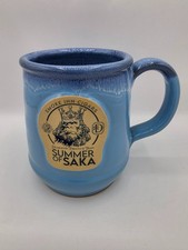 Dunbarton Tobacco & Trust Summer of Saka Handmade Ceramic Mug Cigar Collectible picture