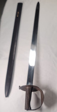Royal Navy 1804 Pattern Boarding Cutlass w/leather scabbard  - Universal Swords picture