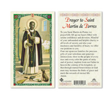 Saint Martin de Porres - Prayer  - Paperstock  Holy Card HC9-025ENL picture