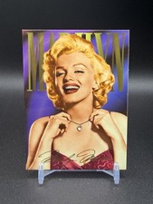 1993 Sports Time MARILYN MONROE #1-D Diamond Necklace Card (NO DIAMOND) picture
