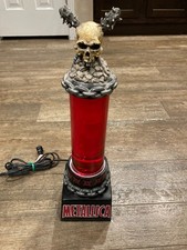 2002 METALLICA Lava Glitter Lamp Collectible 18