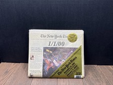 New York Times 1/1/00 Full Newspaper ~ Y2K Millennium Jan 1, 2000 ~ Sealed NEW picture