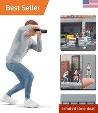 Realistic 1/64 Scale Miniature Boy Figurine - A Perfect Model Train Addition picture