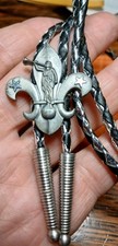 Vintage LDS Mormon Honor Rare Sterling Silver Shield Boy Scouts America BSA Bolo picture