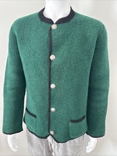 Vintage German Trachten Jacket w/ Silver 1 Mark Coin Buttons 1874–1915 picture