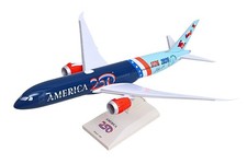 Skymarks SKR1776 Boeing 787-9 USA America 250th Anniversary Desk 1/200 Jet Model picture