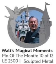 Disney Parks Pin - Tinker Bell - Walt’s Magical Moments 10/12 Castle picture
