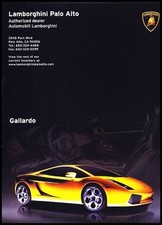 2003 2004 Lamborghini Gallardo Vintage Advertisement Print Art Car Ad J475 picture