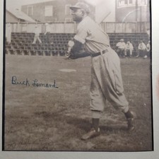 Vintage Buck Leonard Autographed HOF Photo & Museum Postcard picture