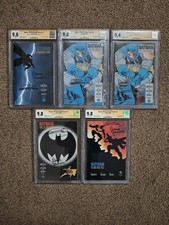Batman dark knight returns CGC 9.8 signed by frank miller, & Klaus Janson 1-4 picture