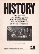 Allen-Bradley Schweber Electronics 1969 Vintage Magazine Ad Photo picture