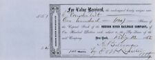 Issued to Commodore Cornelius Vanderbilt - Hudson River Railroad - Stock Certifi picture