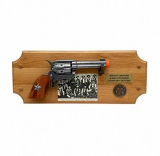 Colt M1873 Revolver 1873 Texas Rangers Lone Star Denix Replica w/ Display Mount picture
