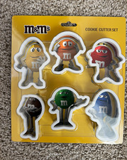 M&M's Cookie Cutter Set, 6 piece set M&M figures  picture