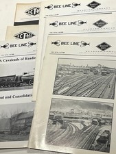 BEE LINE, 6 issues from 1980's, Reading Company T&HS publication picture