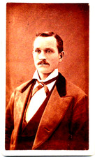Antique  Circa 1880s CDV Photo Man Kendallville, Indiana by Ford's Gallery picture