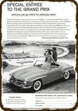 1962 MERCEDES BENZ 190SL Convertible Car Vnt-Look DECORATIVE REPLICA METAL SIGN picture