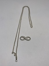 TIFFANY & CO. AUTHENTIC INFINITY NECKLACE BROKEN CLASP NEEDS REPAIR AUTHENTIC picture