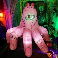 COMIN 6 FT Halloween Inflatables Hand Outdoor Decorations Blow Up Yard Scary picture