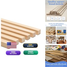 Woodpeckers Wooden Square Dowel Rod 3/4-inch x 48 Pack of 25 picture