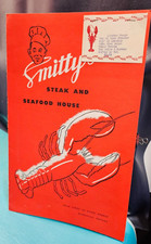 SMITTY'S EVANSVILLE INDIANA VINTAGE VTG RESTAURANT MENU Steak Seafood House picture