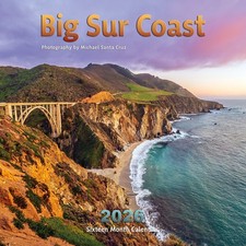 2026 Wall calendar with photography of Big Sur, California 12 x12 inches picture