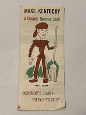 Vintage Kentucky A Cleaner, Greener Land - Department of Conservation Brochure picture