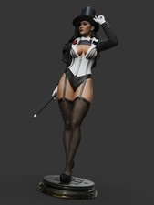 Zatanna | 1/4 & 1/6 Unpainted Resin Kit | Mistress of Magic Display Model picture