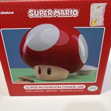 Nintendo Super Mario Mushroom TOAD Ceramic Shaped Cookie Jar picture
