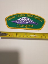BSA Mount Lassen Area Council California CSP Council Shoulder Patch Merged 1992 picture
