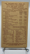 Vtg c.1932 The Philadelphia Seed Co. Advertisement Postcard picture