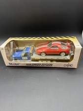 Mobil 1998 Limited Edition Collector's Toy Truck Flatbed Tow w/ Car 1:24  picture