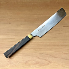 Antique Japanese Kitchen Knife Tougouko Kawai Steel Rare 1920s Craftsmanship 165 picture