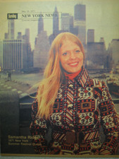 New York News Sunday Coloroto Magazine 1971 NY Summer Festival Samantha Ridge picture