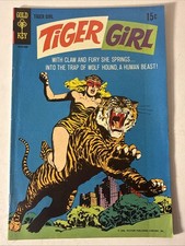 Western Publishing Tiger Girl #1 Gold Key Silver Age 1968 picture