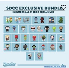 FUNKO POP SDCC /  2024 CONVENTION EXCLUSIVE BUNDLE - ALL 31 PIECES, UNOPENED picture
