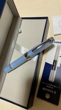 Hachimonjiya Original Ginzan Snow Grey Fountain Pen Palm F Size Sailor  picture
