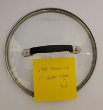 Simply Calphalon Pot Pan Lid Only Clear Glass 6-5/8