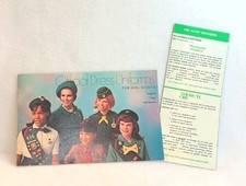 Vintage 1968 Girl Scout Dress Uniforms Catalog Booklet Insignia Badges picture
